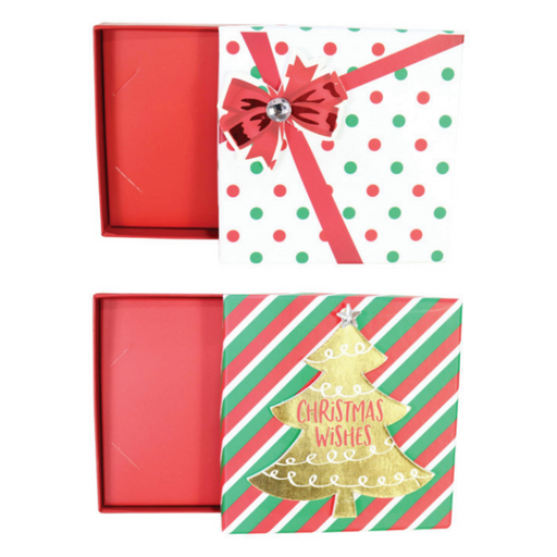 Ronis Square Gift Card Holder 3D 10cm 2 Asstd