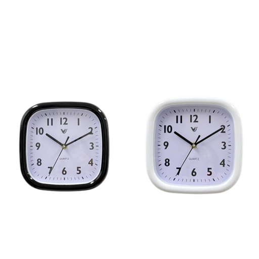 Ronis Square Kitchen Wall Clock 20x20x2cm Assorted