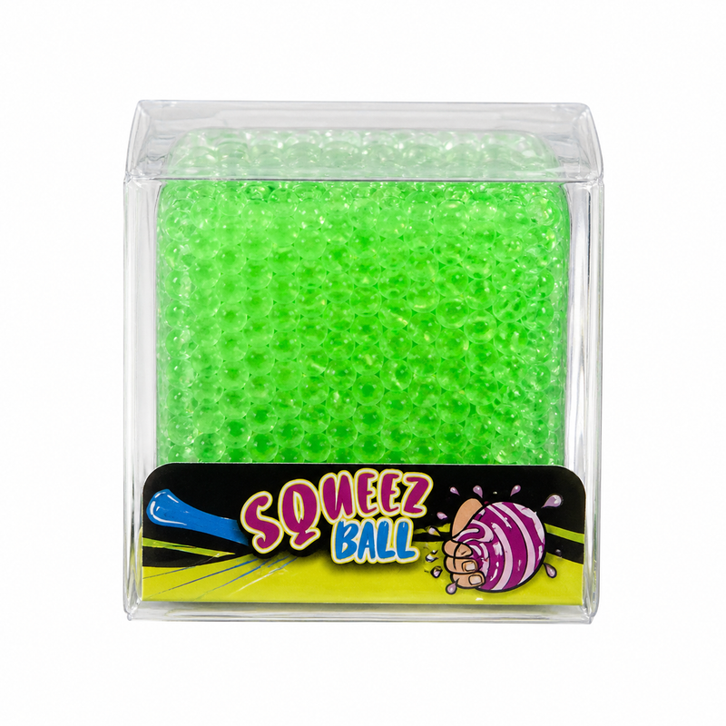 Squishy Square Fluro green