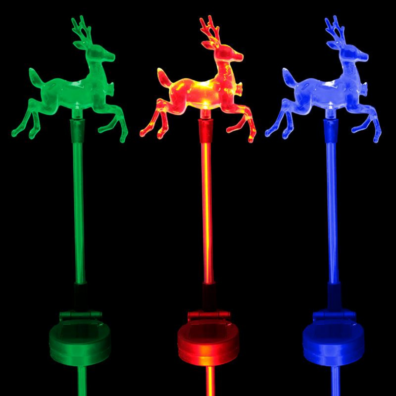 Ronis Stake Light Solar Reindeer 1 LED 13x11x80cm Multi Colour