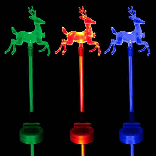 Ronis Stake Light Solar Reindeer 1 LED 13x11x80cm Multi Colour