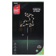 Ronis Stake Light Solar Silhouette Reindeer 18 LED 22x22x70cm Warm White 1 Function