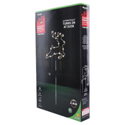 Ronis Stake Light Solar Silhouette Reindeer 18 LED 22x22x70cm Warm White 1 Function