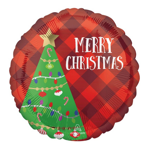 Ronis Standard Festive Christmas Tree Plaid S40 45cm