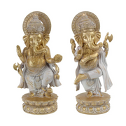 33cm Standing Ganesha Idol on Decorative Base – Assorted Finishes