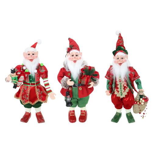 Ronis Standing Wise Old Elf Figurine 40cm Assorted