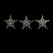 Ronis Starry Wire Path Star Lights 3pc Assorted