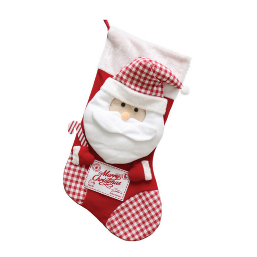Ronis Stocking Chunky 3D Santa Motif 80cm