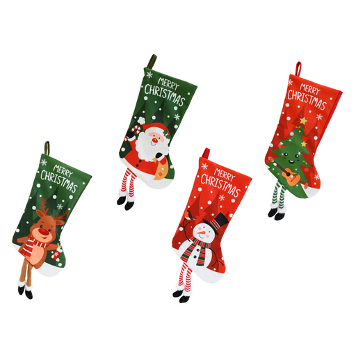 Ronis Stocking Candy Leg Character 4 Asstd