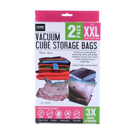 Ronis Storage Bags Vacuum Cube 120x80x30cm 2pk