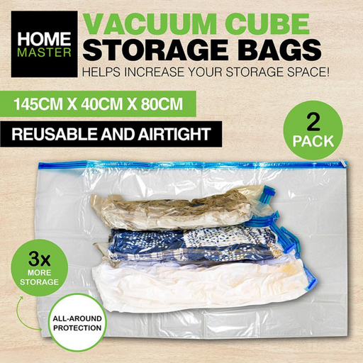 Ronis Storage Bags Vacuum Cube 145x40x80cm 2pk