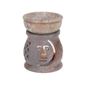 Ronis Sun/Moon/Star Soapstone Oil Burner 9cm Assorted – thumbnail