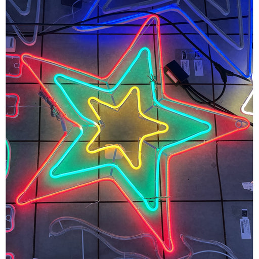 Ronis Super Bright Neon 3 Layer Star 60x50cm