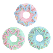 Acrylic starburst tree ornament in mint and champagne glitter, 13cm in size, perfect for holiday décor.