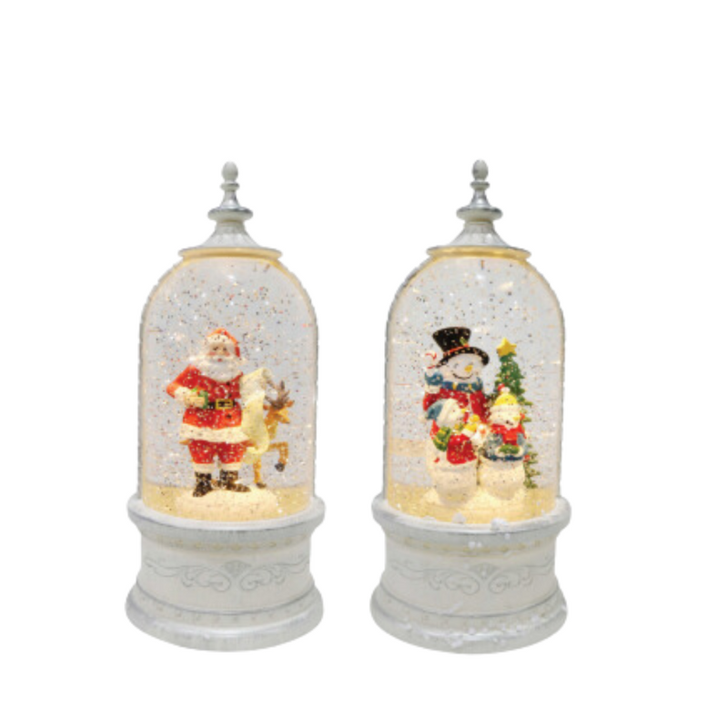 Ronis Swirl Musical Cloche Rotating Santa USB Assorted
