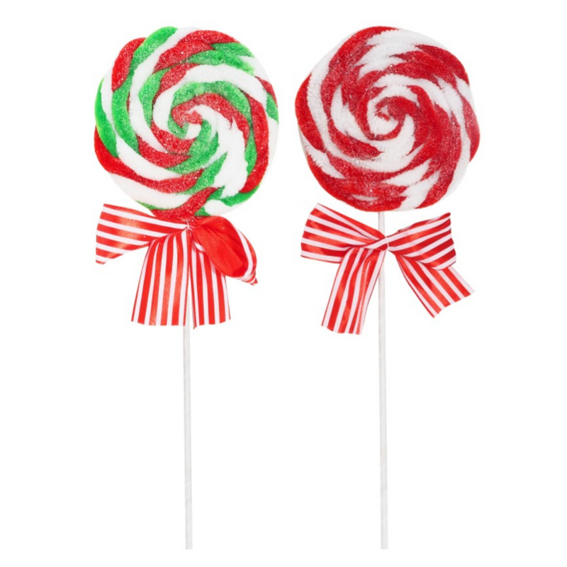 Ronis Swirly Plush Lollipop Pick 48cm Assorted