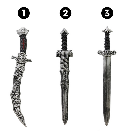 Ronis Sword With Damned Blade 56Cm 3 Asstd