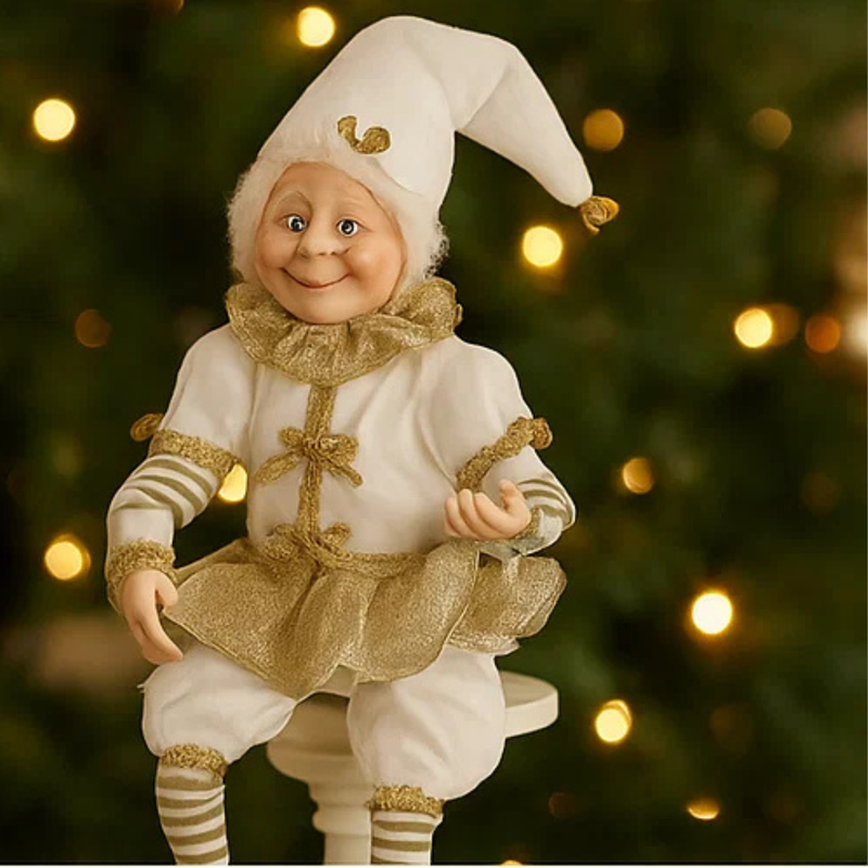White Gold Elf 35cm