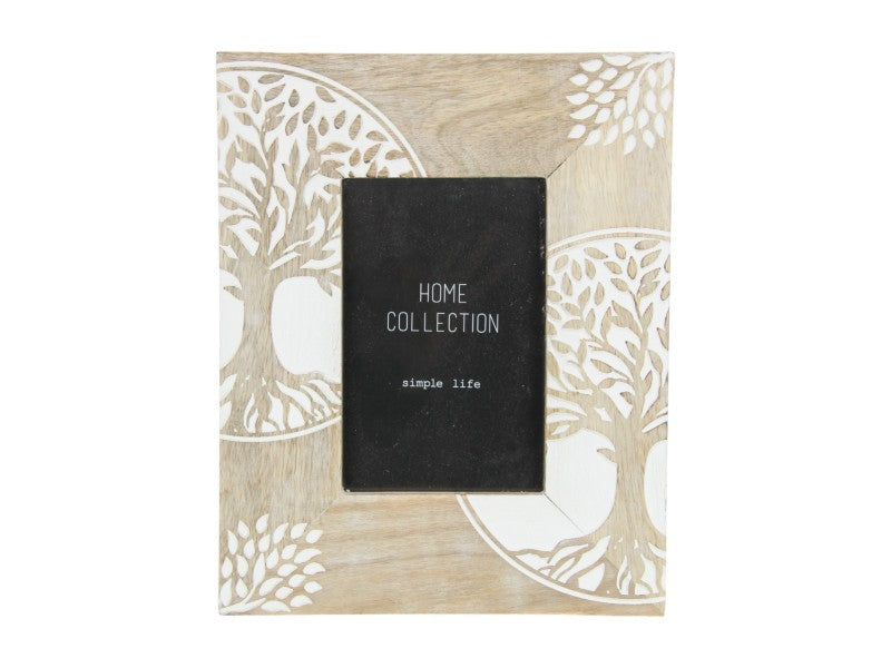 20X25CM TREE OF LIFE MANGO WOOD FRAME