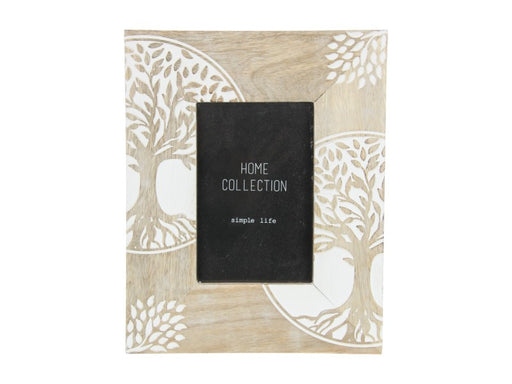 20X25CM TREE OF LIFE MANGO WOOD FRAME