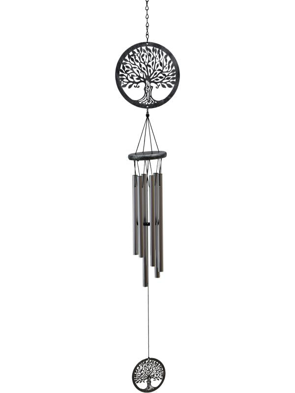 91cm wind chime with green Tree of Life design