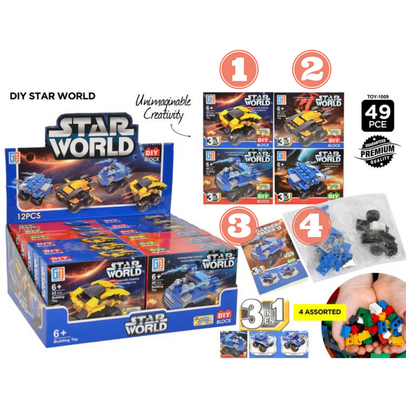Star World Building Blocks 3 in 1