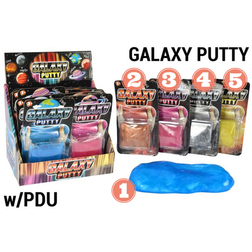 Galaxy Putty 6 Assorted Colours