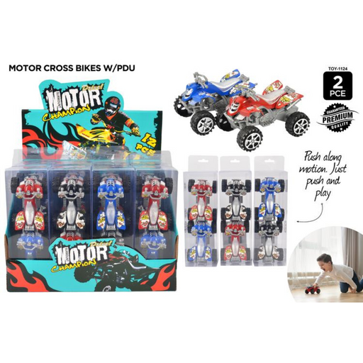 Motor Cross Bikes with PDU 2pk