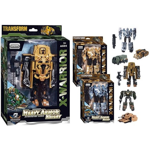 2-piece Xwarrior Change Robot Military 17cm