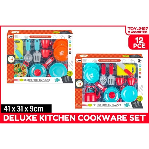 12-piece Deluxe Kitchen Cookware Set