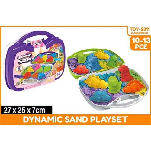 10-13 piece Dynamic Sand Playset