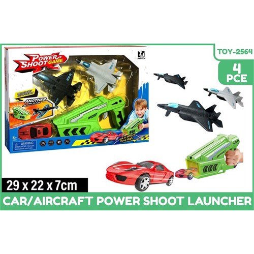 4-piece car and aircraft launcher set