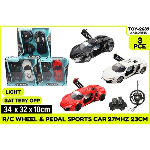 R/C Wheel & Pedal Racer 23cm