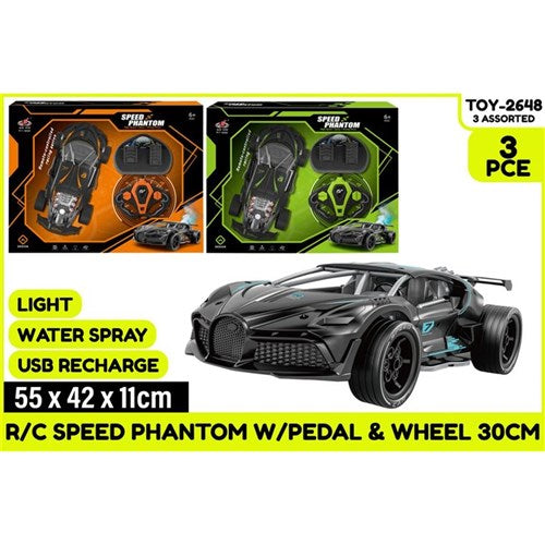 R/C Speed Phantom with Wheel & Pedal 30cm