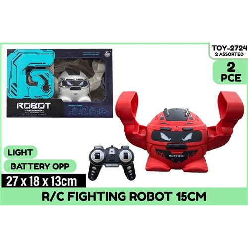 R/C Fighting Robot 15cm with light