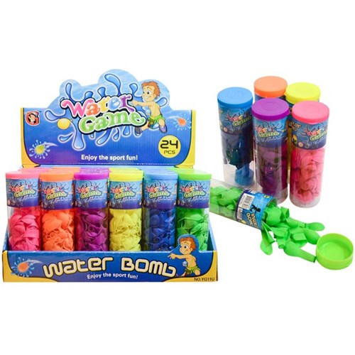Water Balloon Bombs Solid Col Pdu 80pk