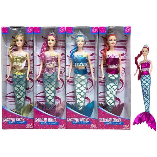 Princess Shine Mermaid Color Play Doll 30cm