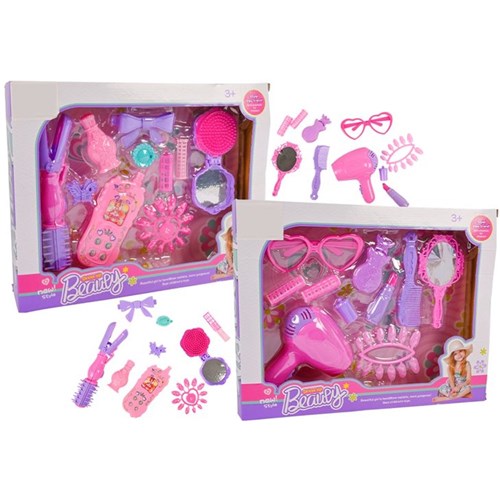 10-piece Beauty Set with Hair Curler 18cm