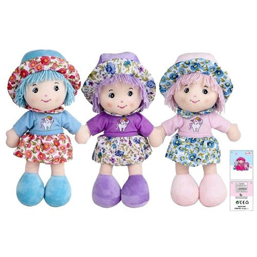 Plush Soft Body Flower RagDoll 45cm
