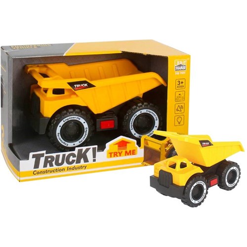 19cm RC construction lorry with lights and sound