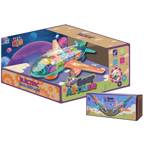 24cm GearColour plane with light and sound