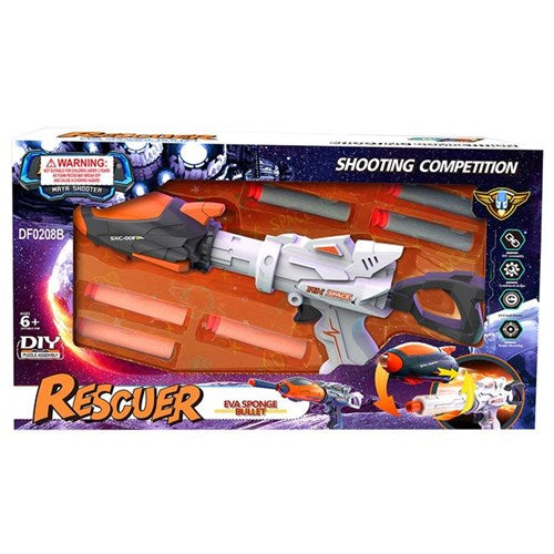 7-piece Rocket Soft Bullet Shooter 28cm