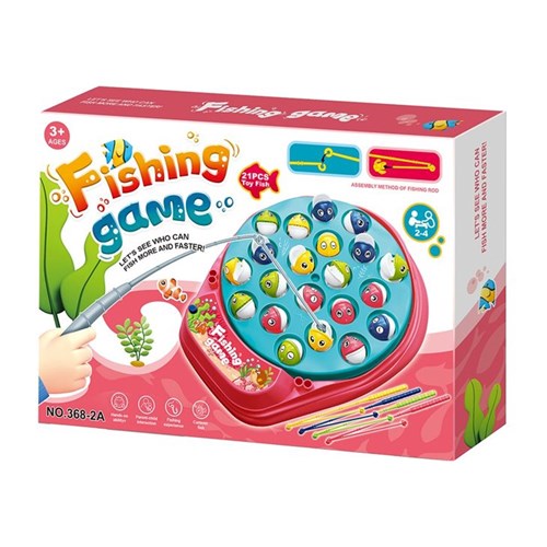 2-piece fishing game with sound and movement
