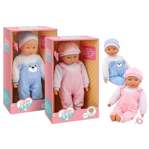 2-piece 33cm soft baby dolls