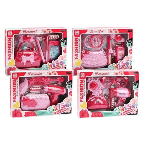Kids pretend beauty and fashion playset
