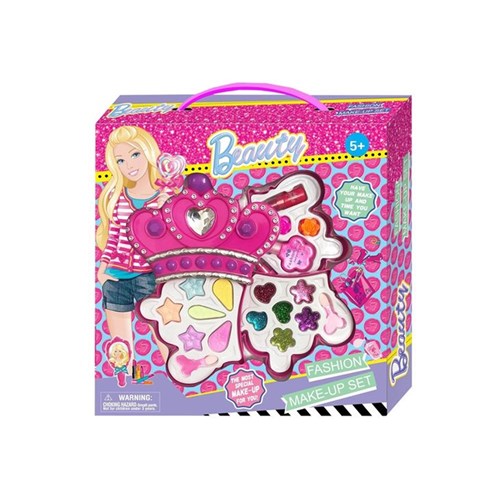 Crown Beauty Make Up Set with three compartments for kids