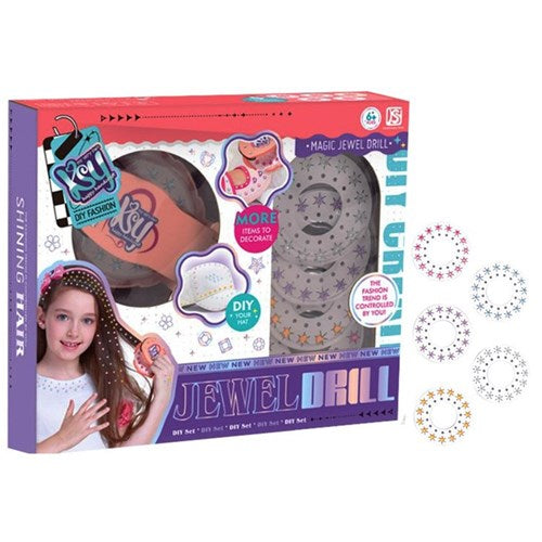 5-piece DIY Hair Jewel Set for creative hair styling