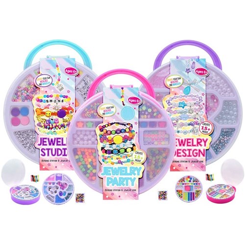 DIY Beading Set with carry case for kids