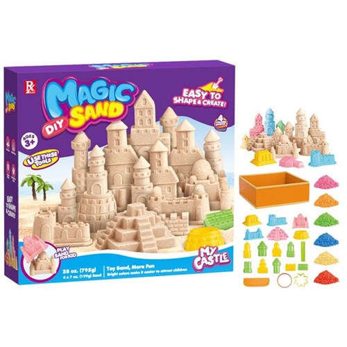 19-piece DIY magic sand castle large set
