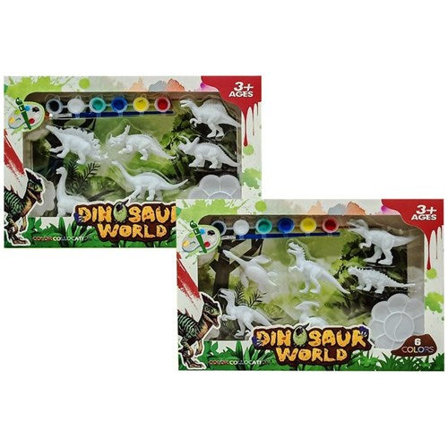 14-piece dinosaur mould water colour art set